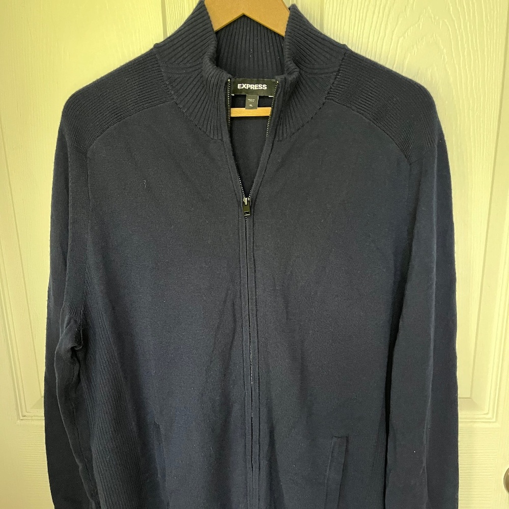 Mens Classic Zip up dress sweater